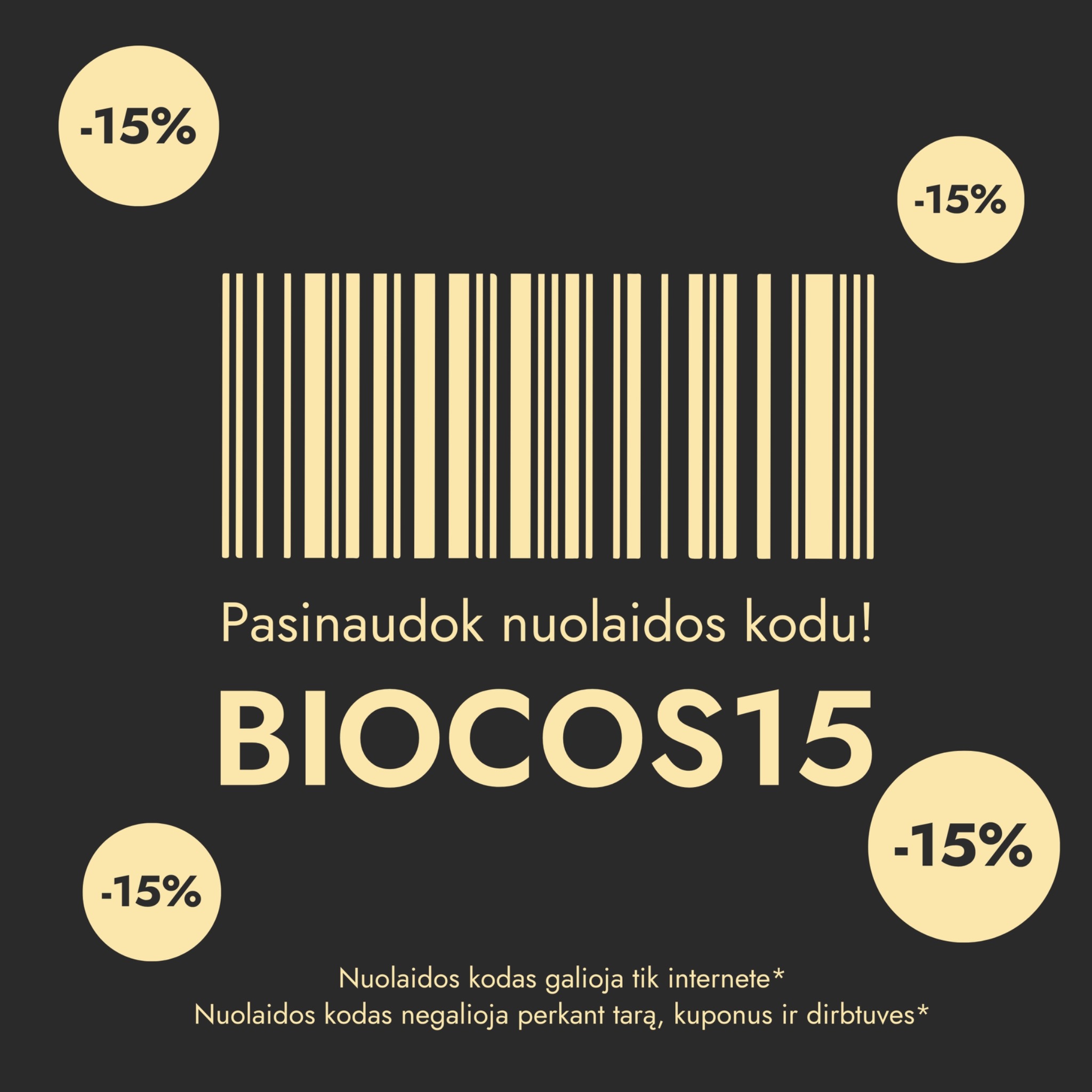biocos.lt - natūrali lietuviška kosmetika Facebook ad