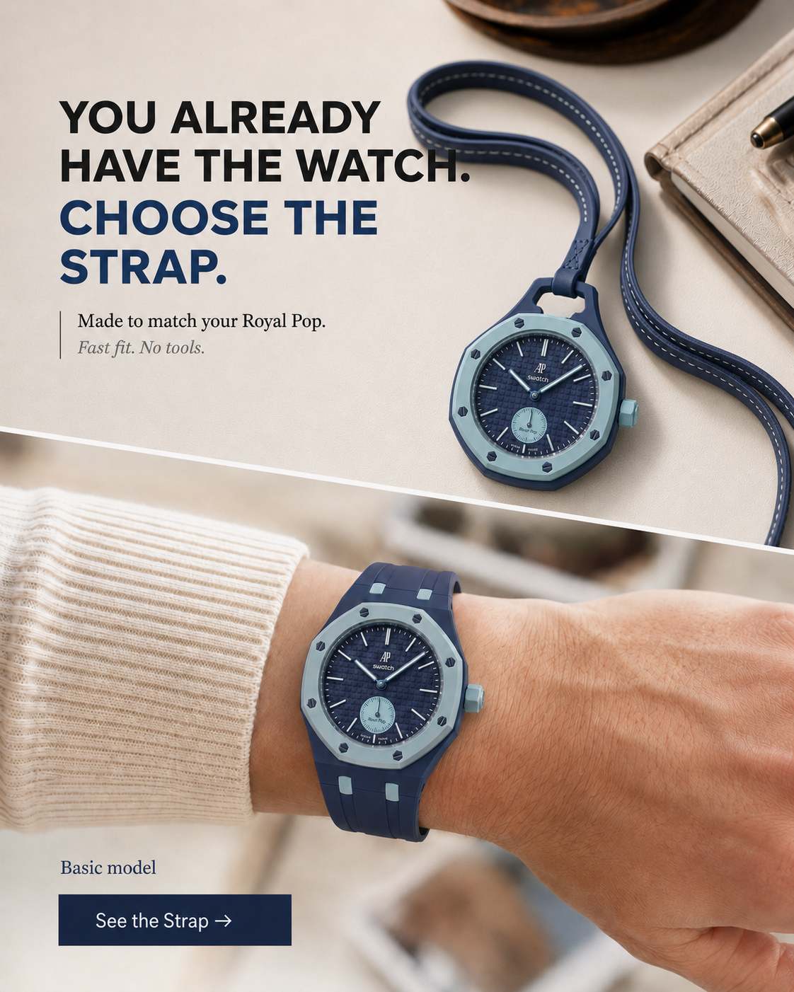 Royal Strap Facebook ad