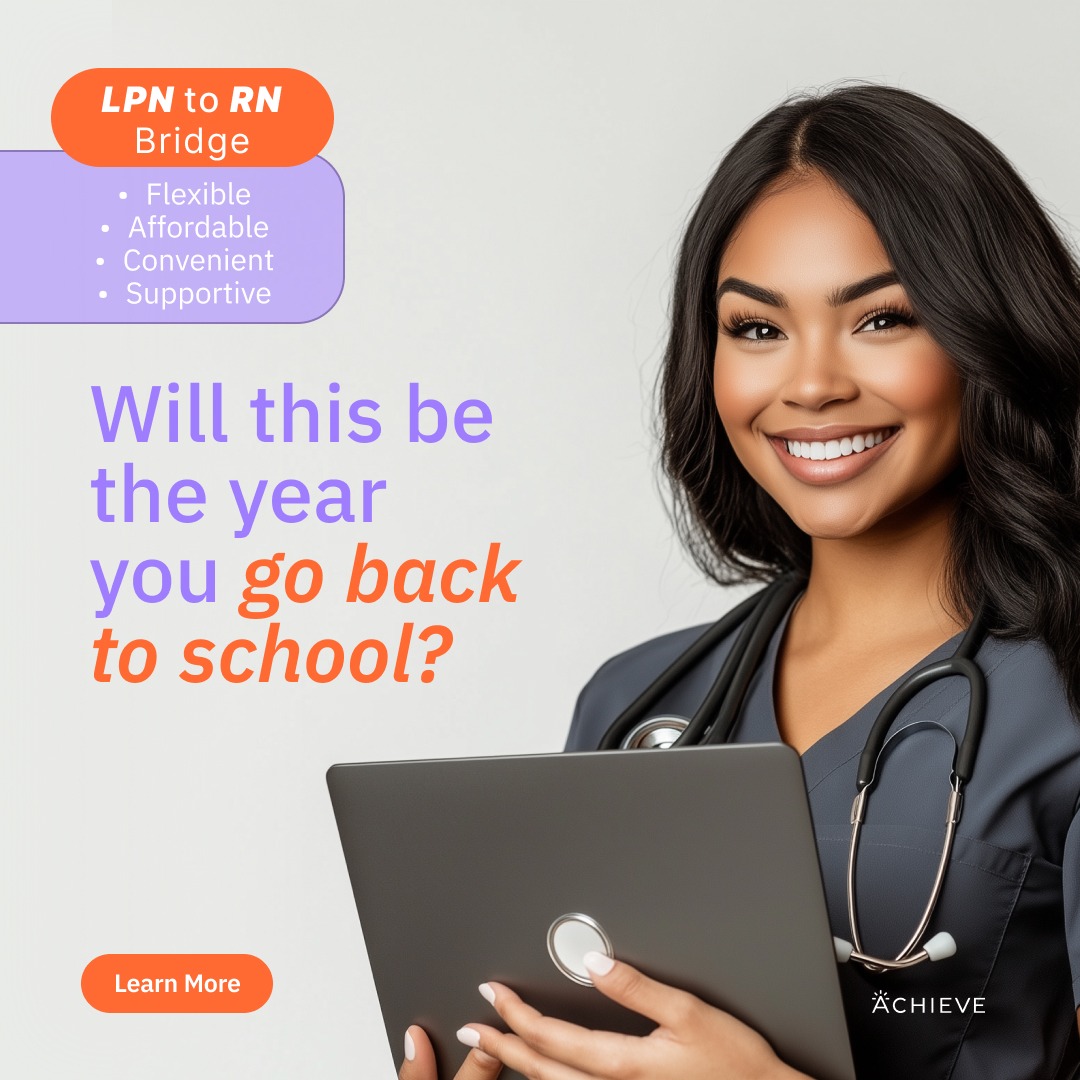 Achieve Test Prep - Nursing Degree Fast Track Facebook ad
