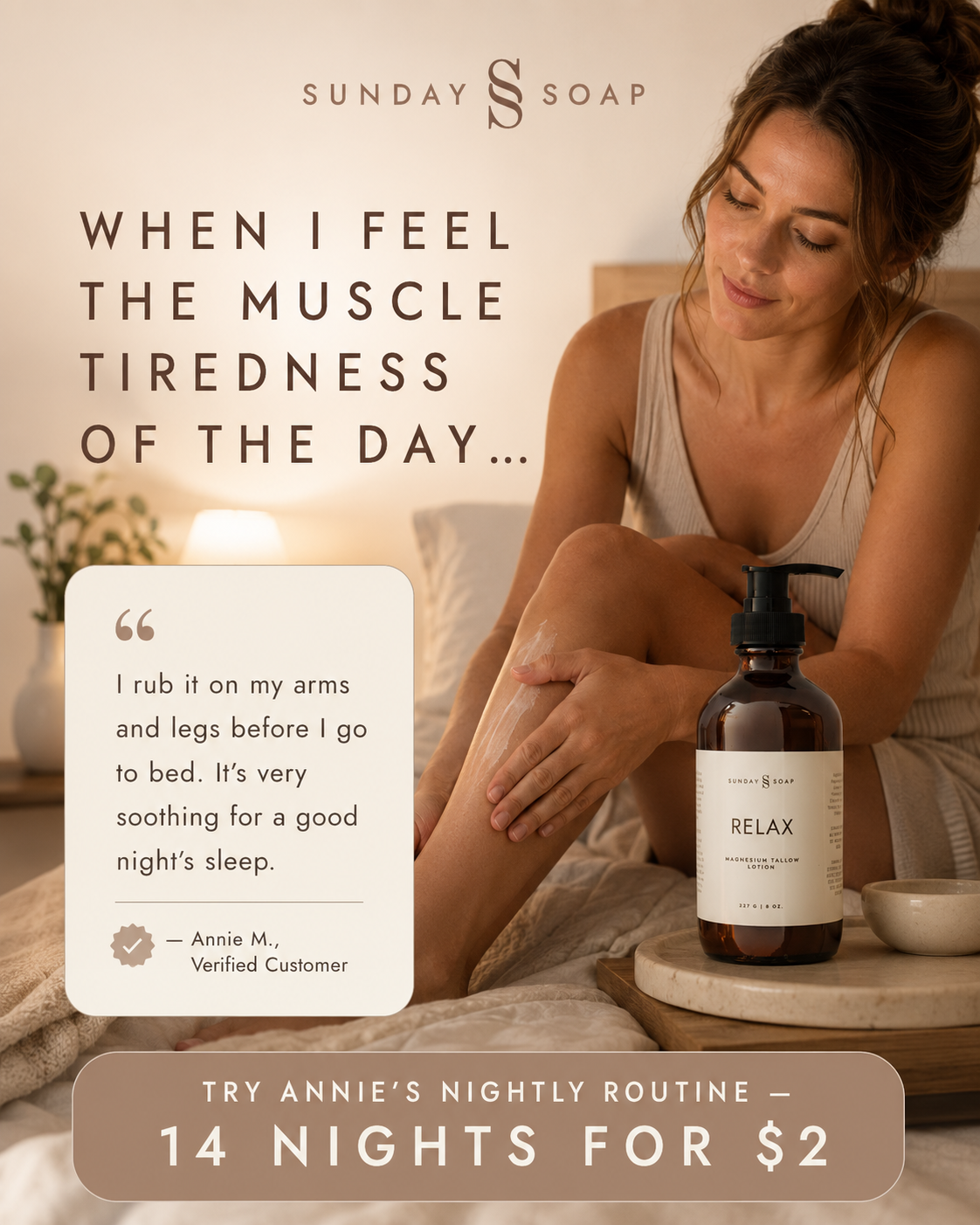 Sunday Soap Facebook ad: $2. Don’t be dramatic.