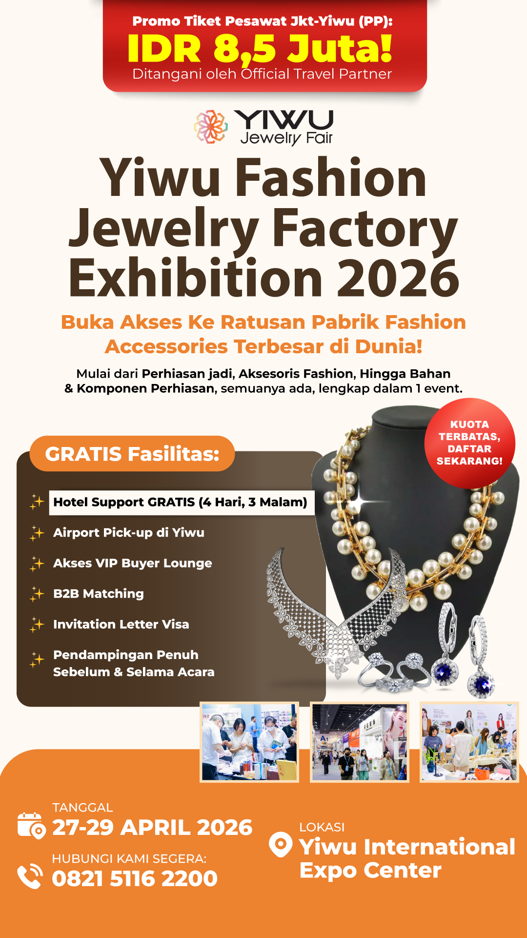 Yiwu Fashion & Jewelry Fair Facebook ad from Feb 25, 2026