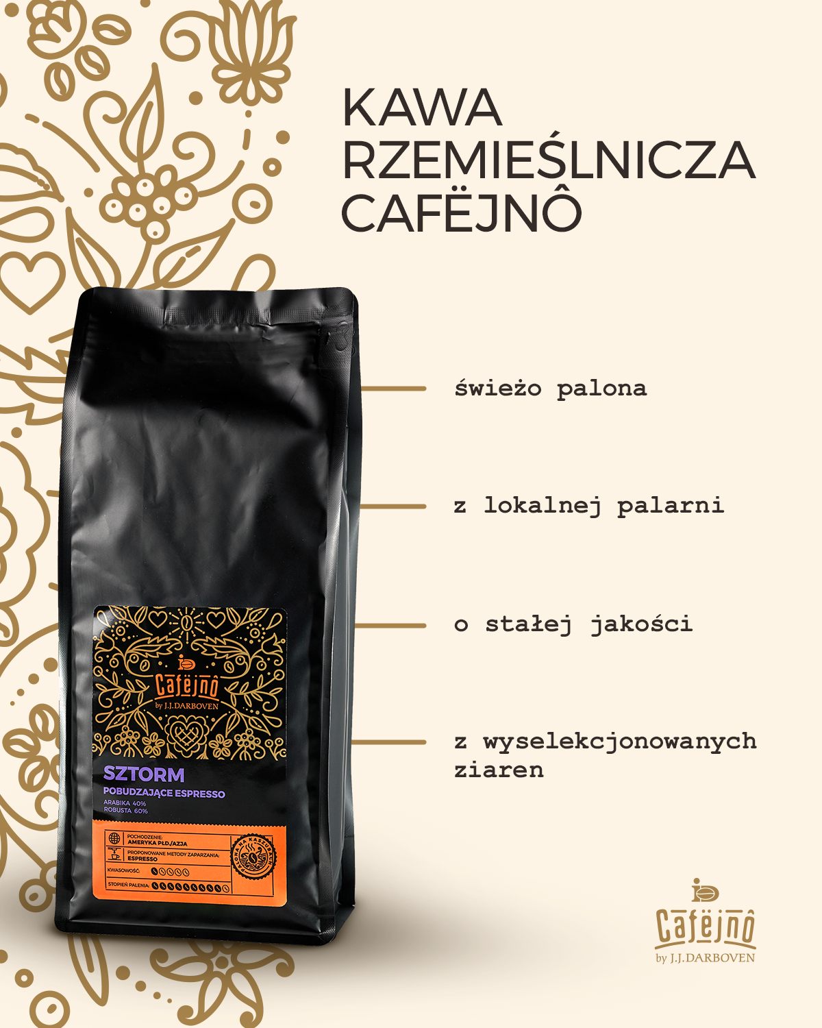 Cafëjnô - kawa rzemieślnicza Facebook ad from Mar 23, 2026