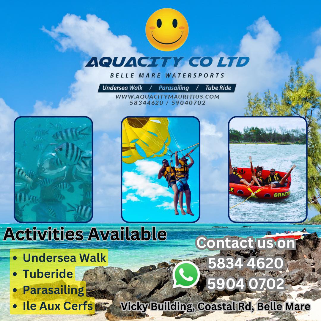 Aquacity Co. Ltd - Belle Mare Watersports Facebook ad