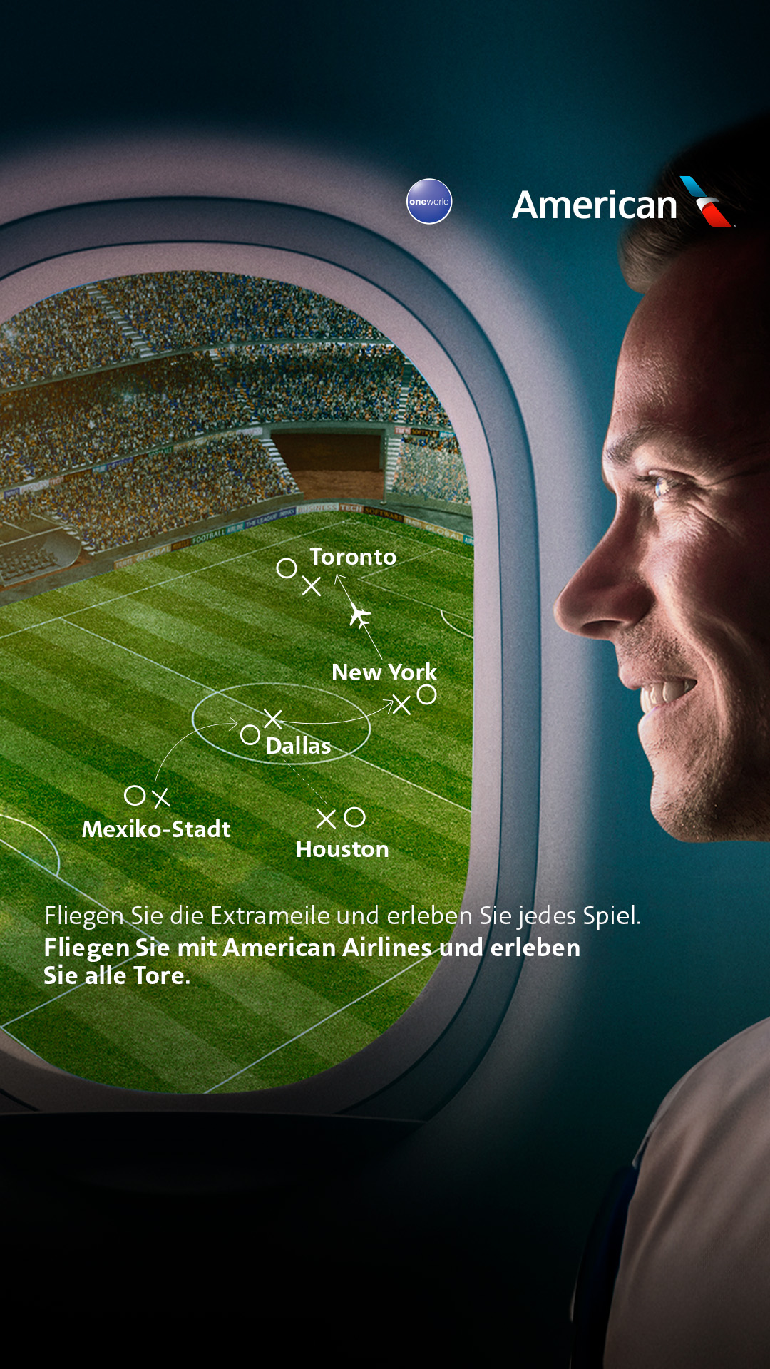 American Airlines Facebook ad