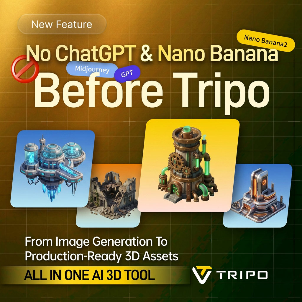 Tripo3D Facebook ad