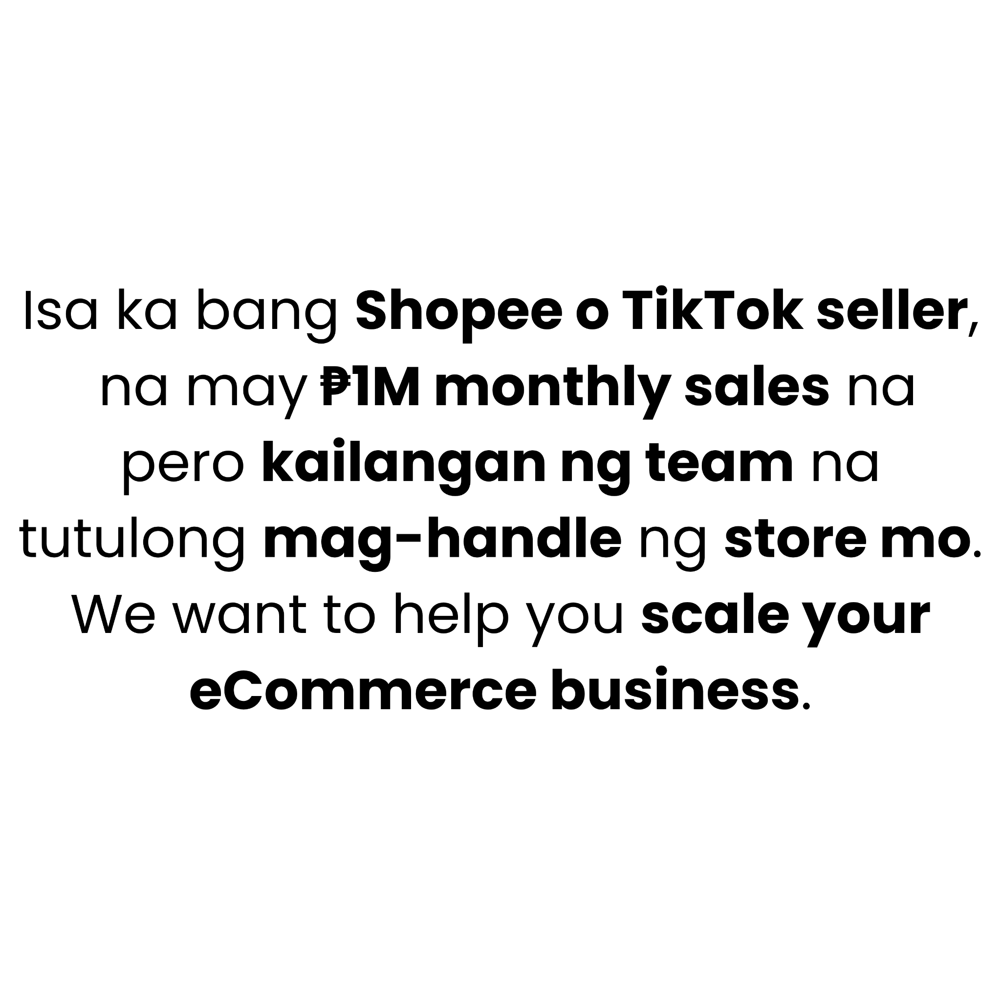 ECOM Accelerator Facebook ad