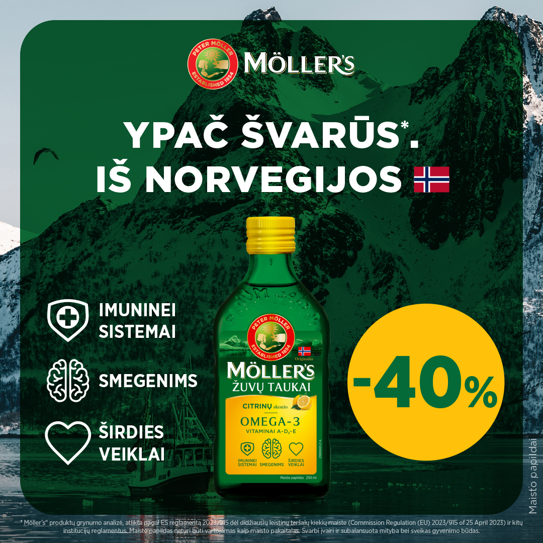 Möller’s žuvų taukai Facebook ad: Aukštos kokybės omega-3 maisto papildai!