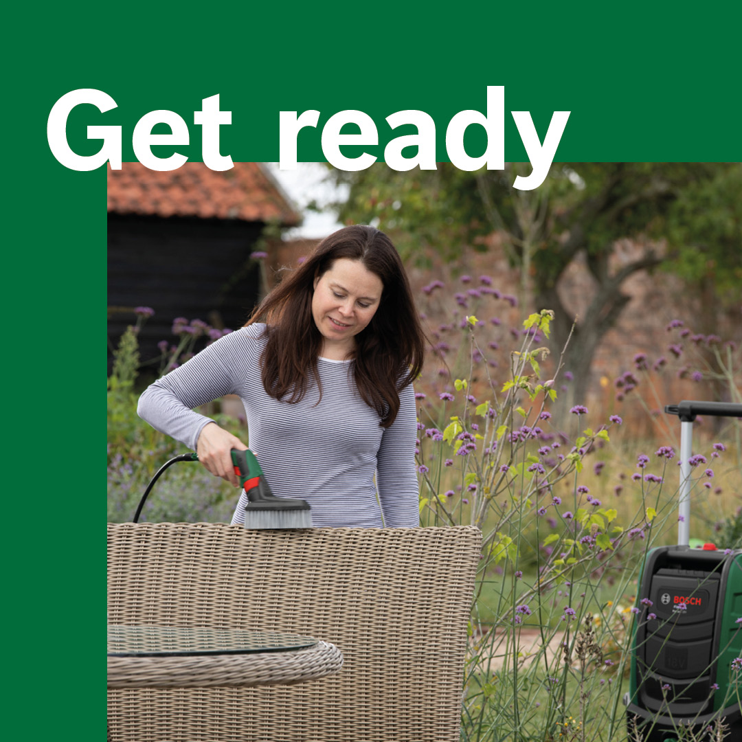 Bosch DIY and Garden Facebook ad: Every clean-up job covered
