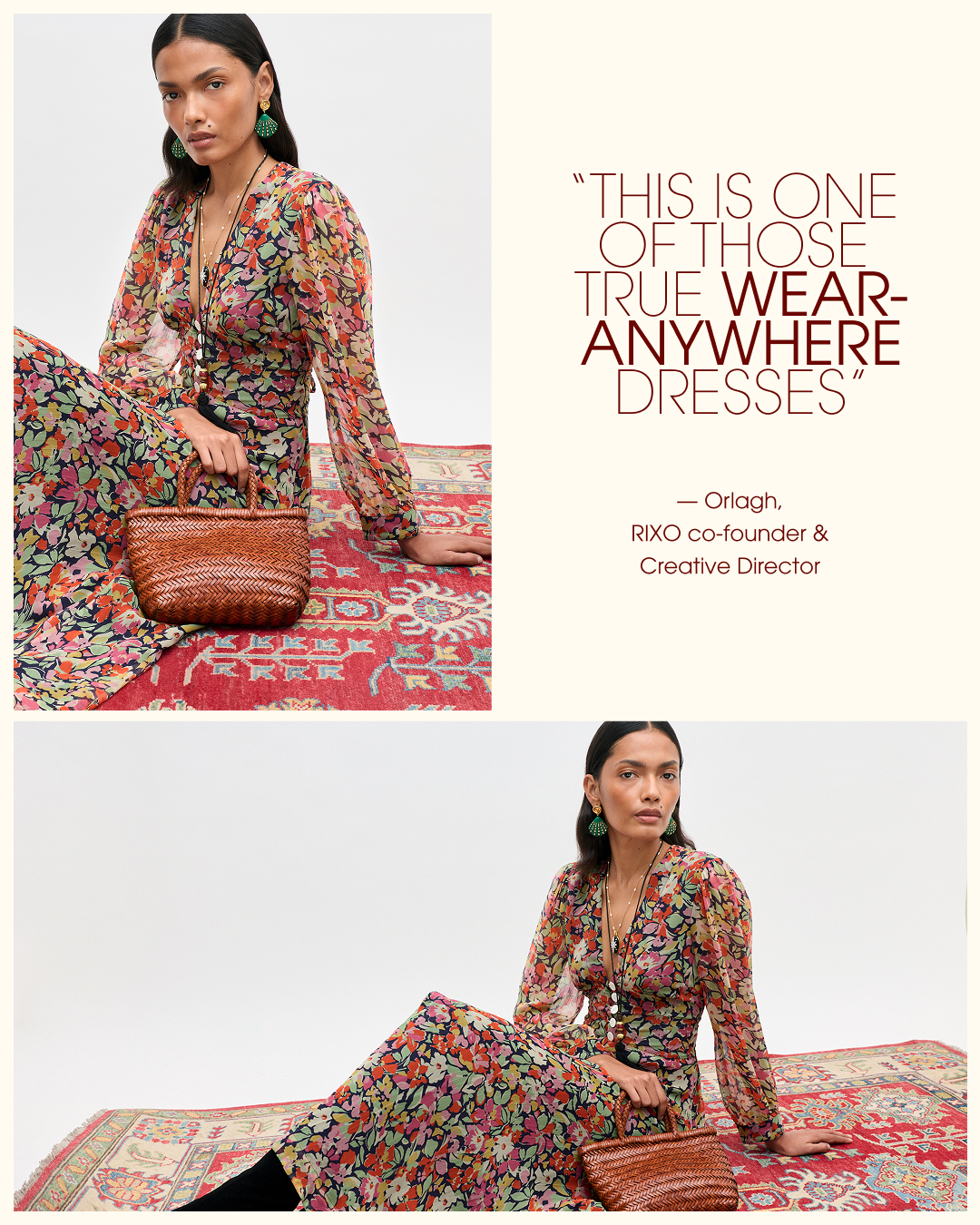 RIXO Facebook ad: Dresses that do it all