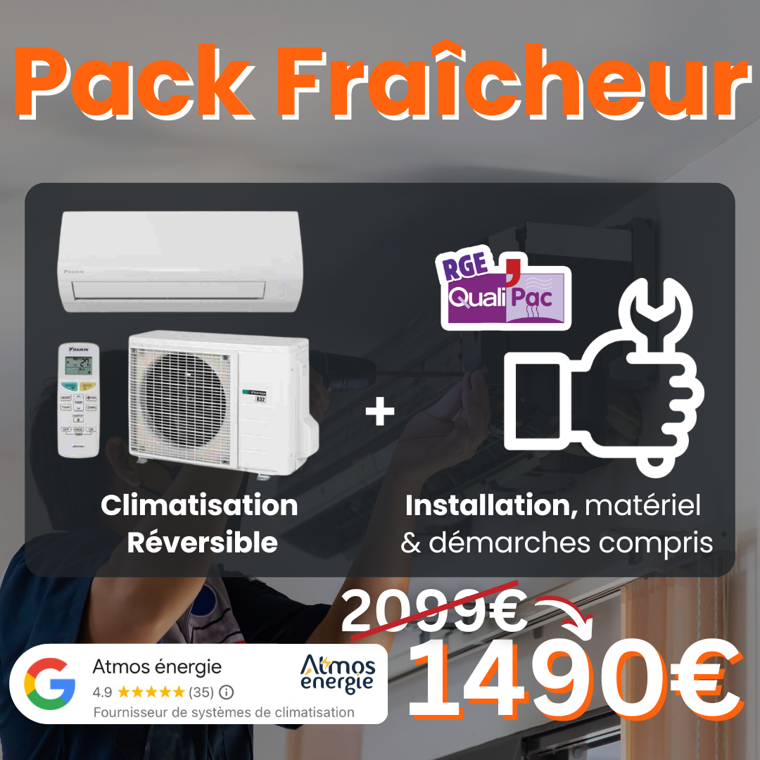 ATMOS Énergie Facebook ad: Obtenir un devis