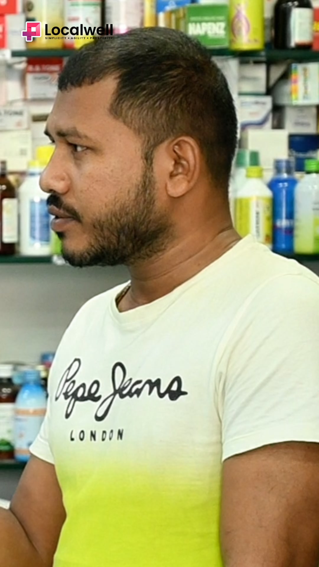 LocalWell - Pharmacy, Medical Shop GST Billing App Facebook ad: Manage Your Pharmacy with AI-Powered Software