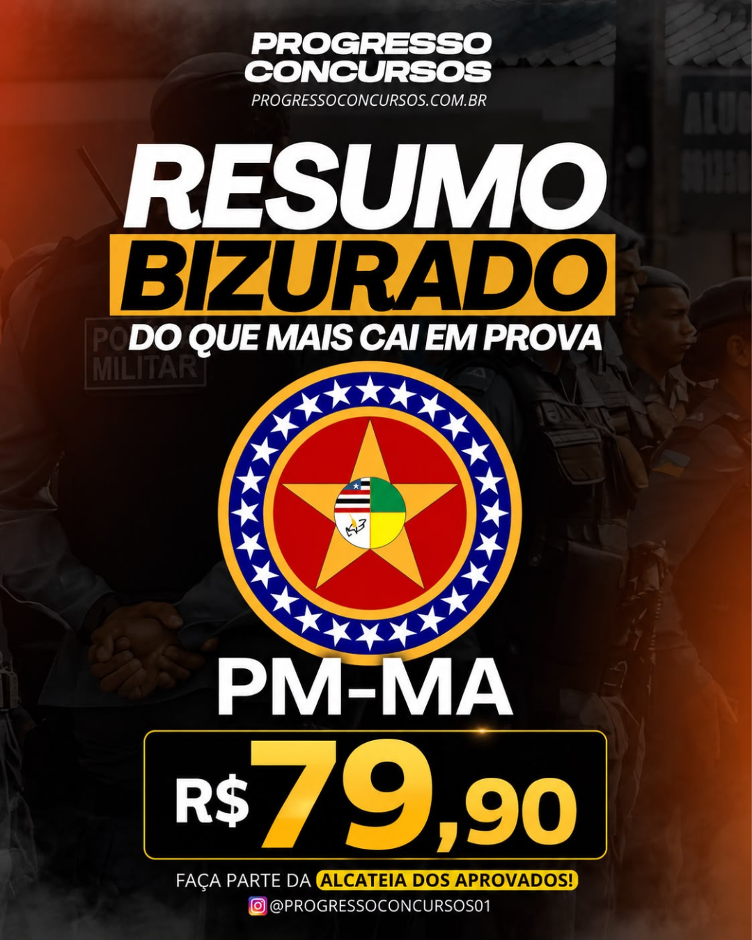 Progresso Concursos Facebook ad: O EDITAL DA PM-MA JÁ FOI PUBLICADO!