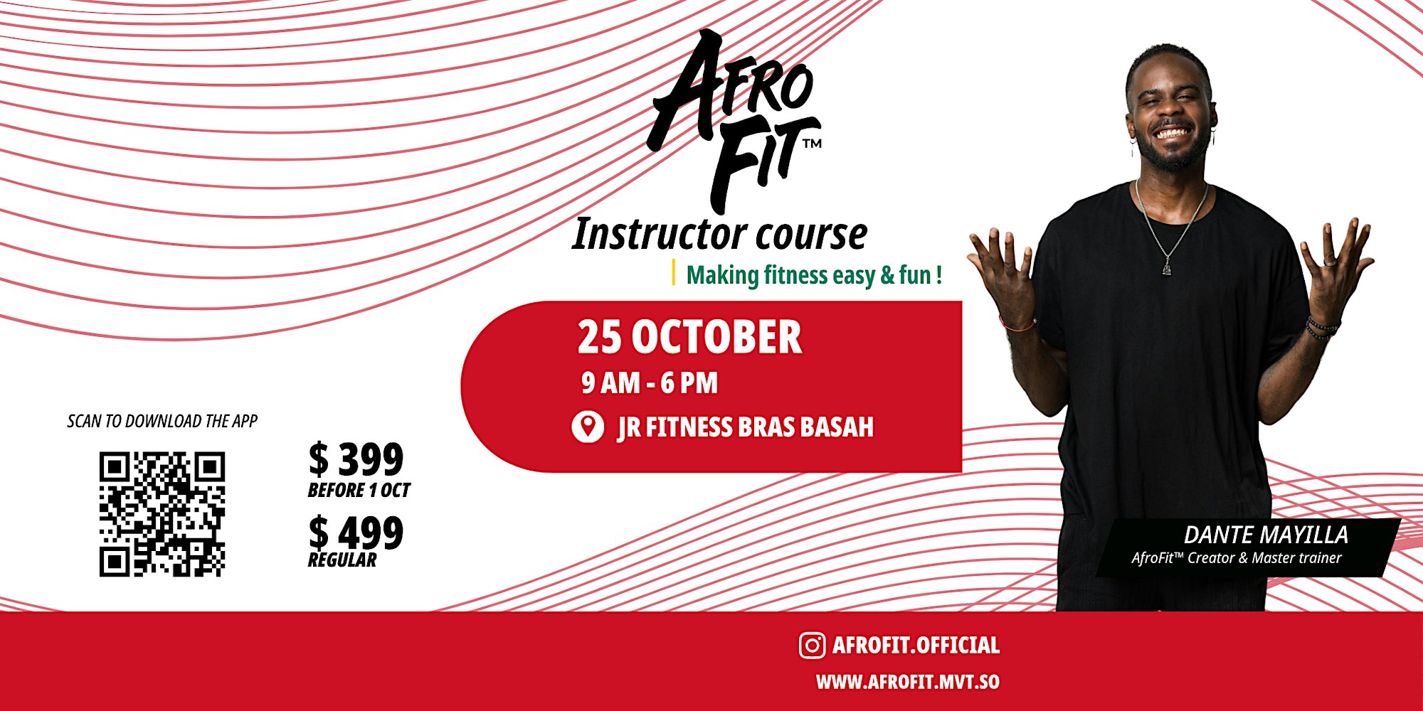 AfroFit Facebook ad: AfroFit Instructor Course - Basics
