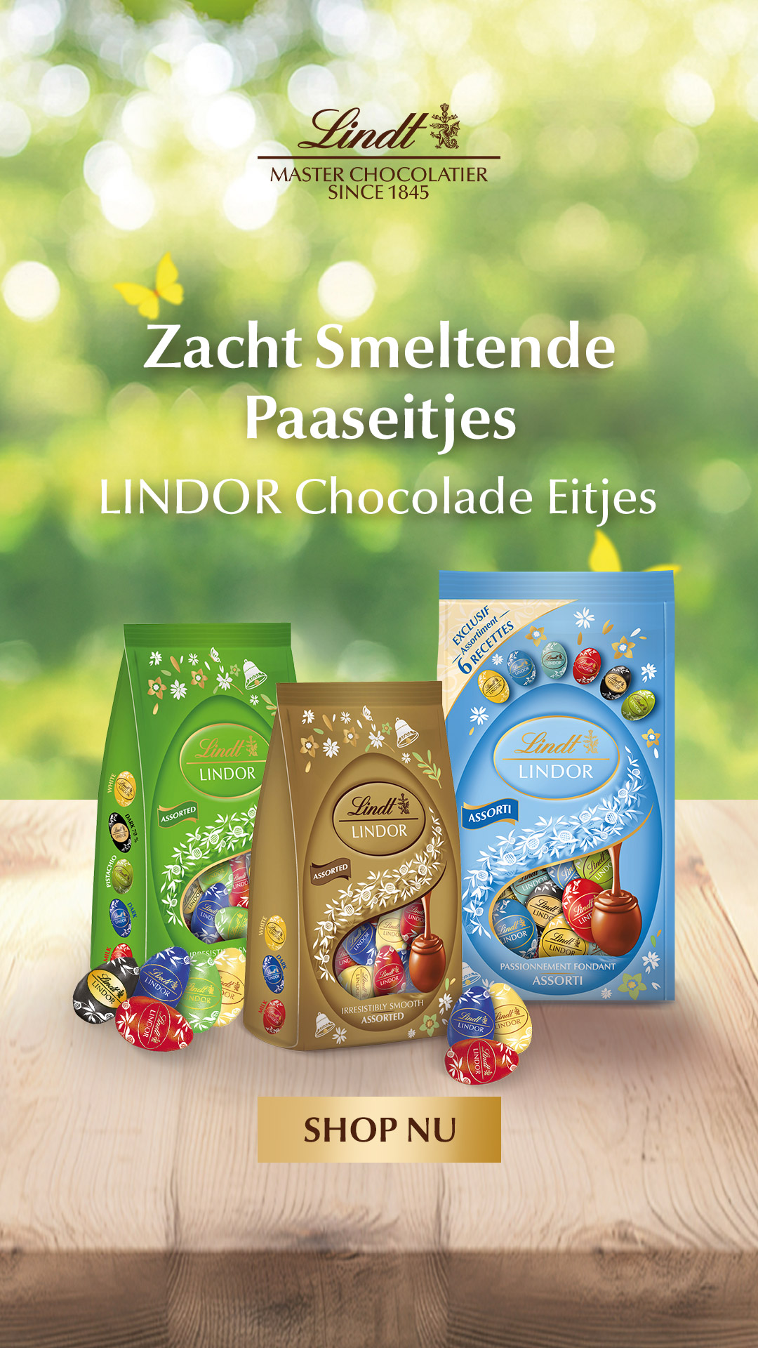 Lindt Benelux Facebook ad