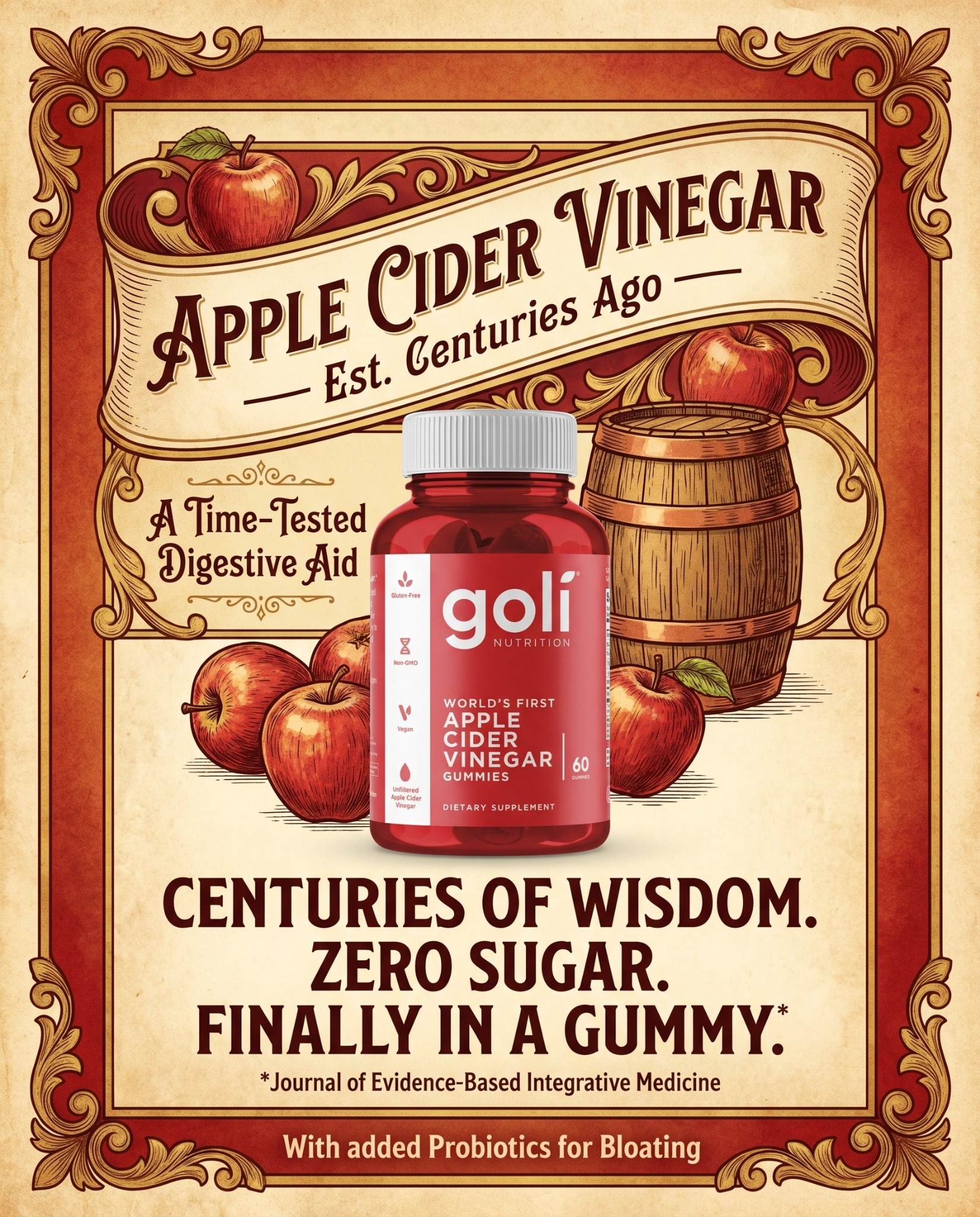 Goli Facebook ad: OVER 60% OFF + 100% FREE Shipping