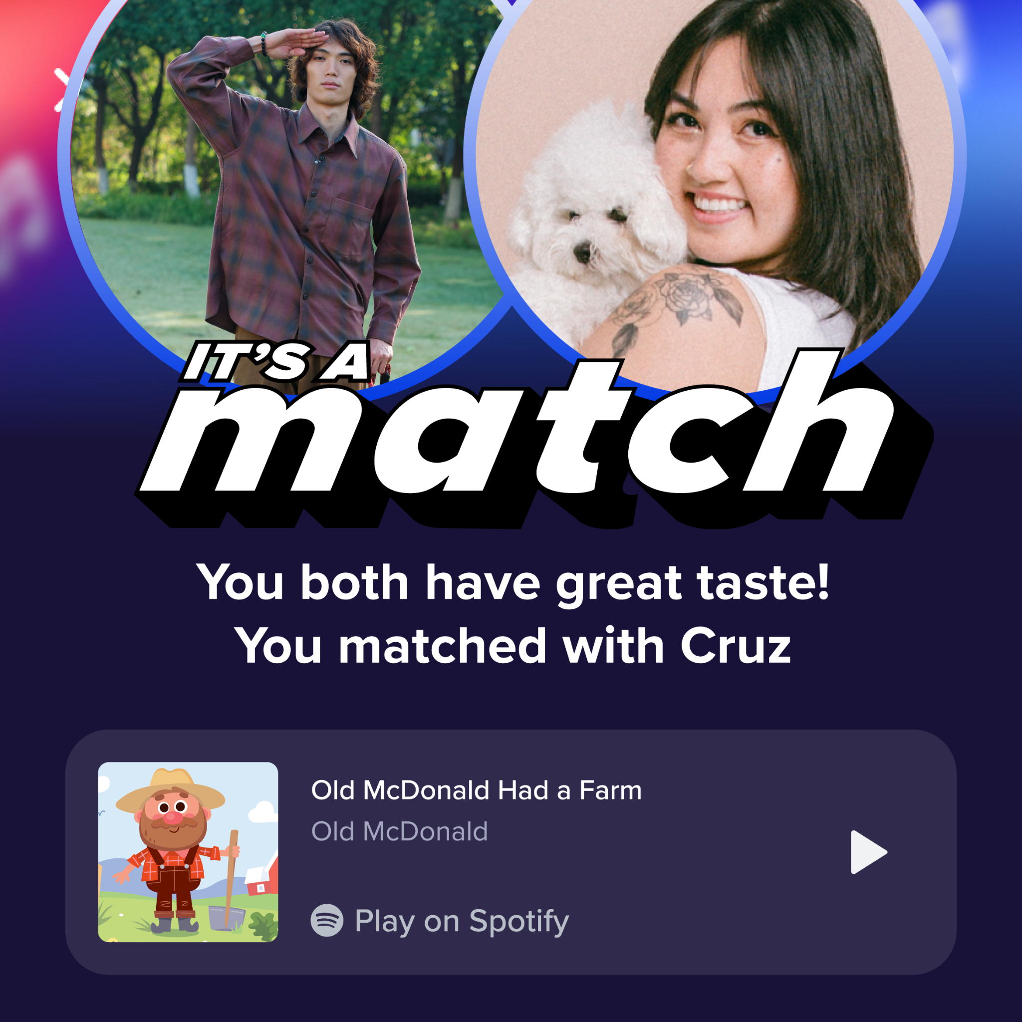 Tinder Facebook ad