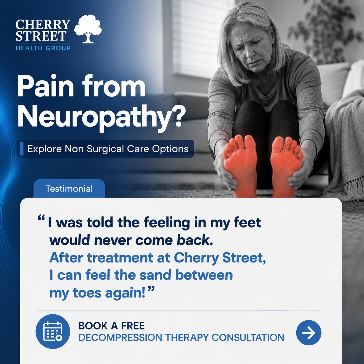 Cherry Street Health Group Facebook ad