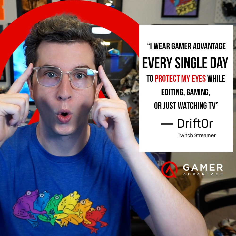 Gamer Advantage Facebook ad: Perform at your best level