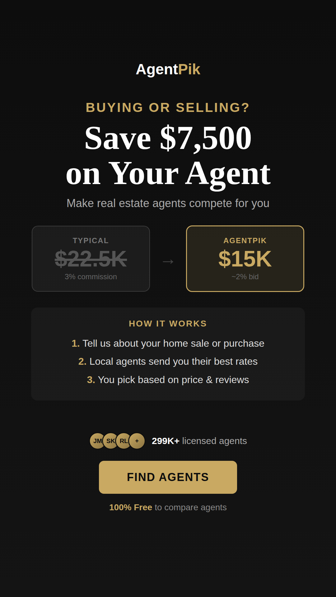 AgentPik: Find a Real Estate Agent Facebook ad from Jan 26, 2026