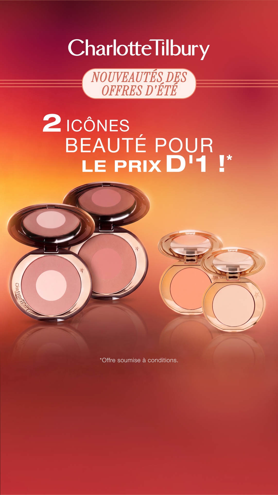 Charlotte Tilbury Facebook ad