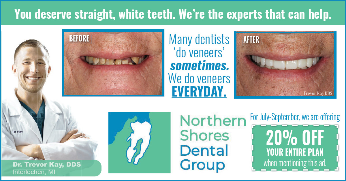 Northern Shores Dental Group Facebook ad from Jul 10, 2026