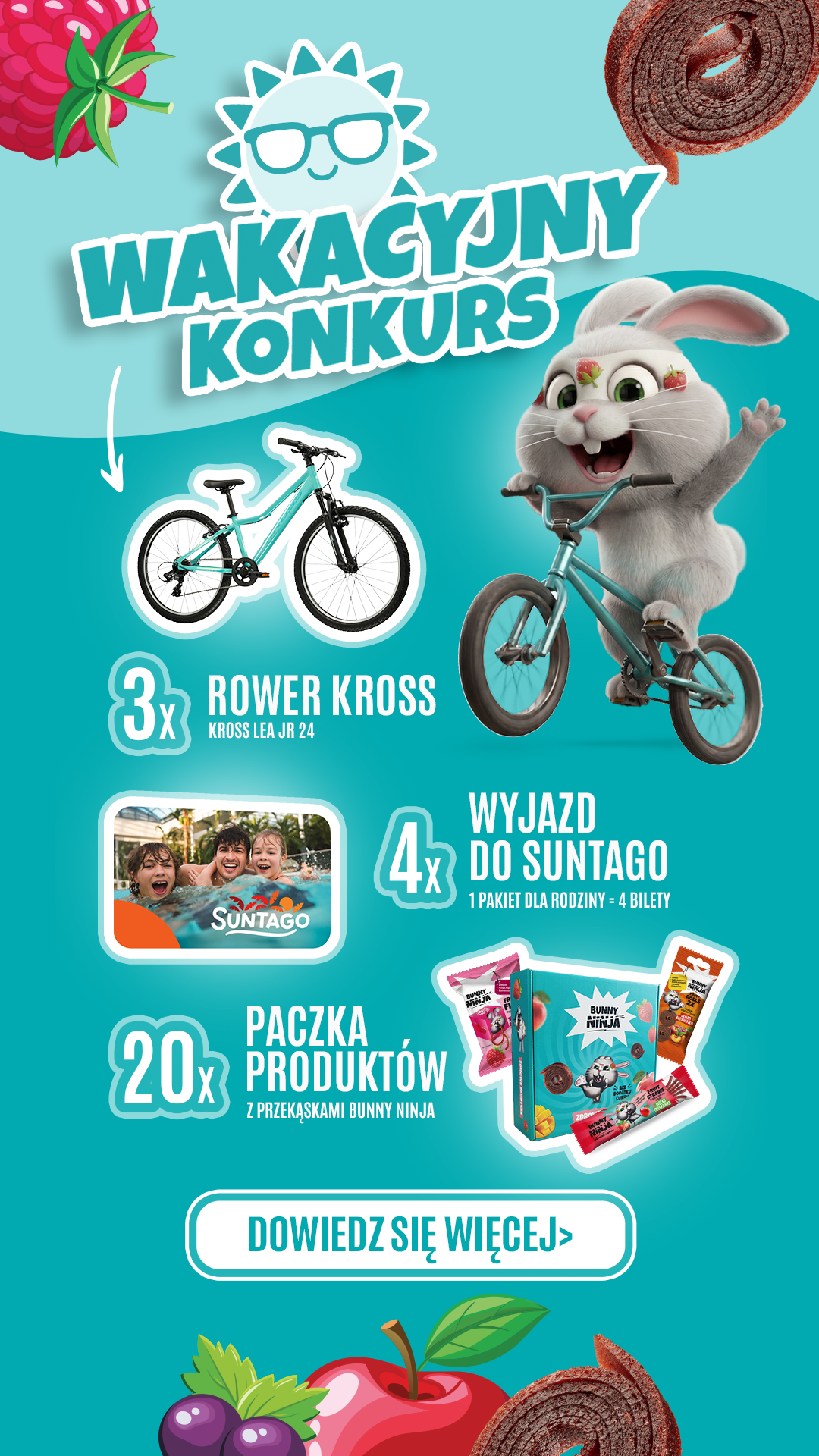 Bunny Ninja - zdrowe słodycze Facebook ad from Jul 1, 2026