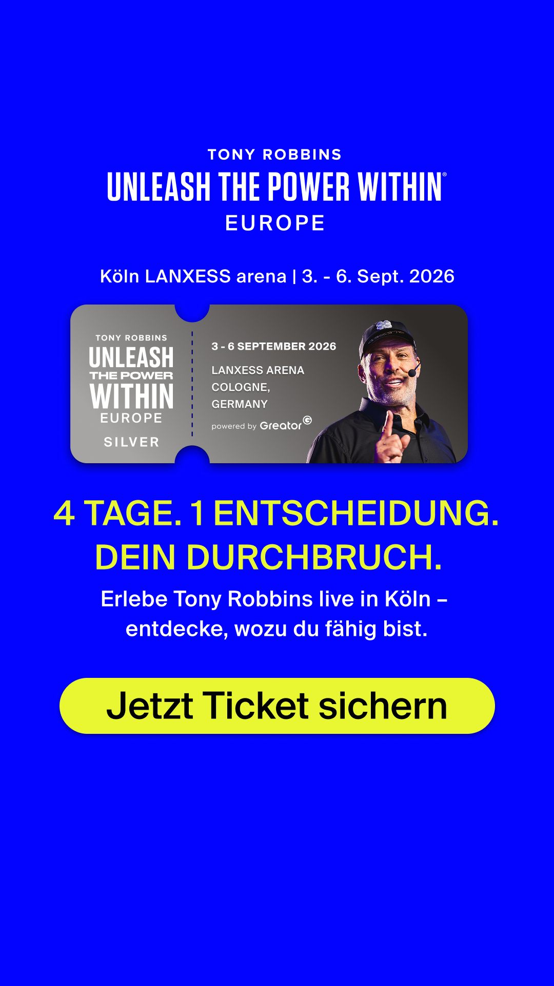 Greator Facebook ad