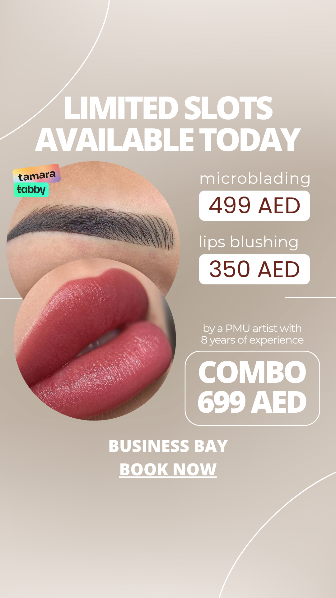 Permanent Сhic Dubai Facebook ad: Russian Beauty Quality in Business Bay