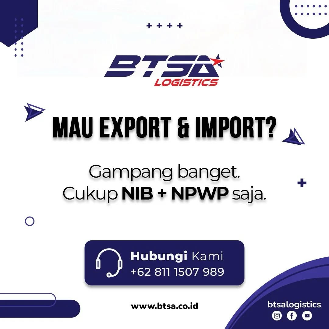 btsalogistics Facebook ad: Mau Export & Import?