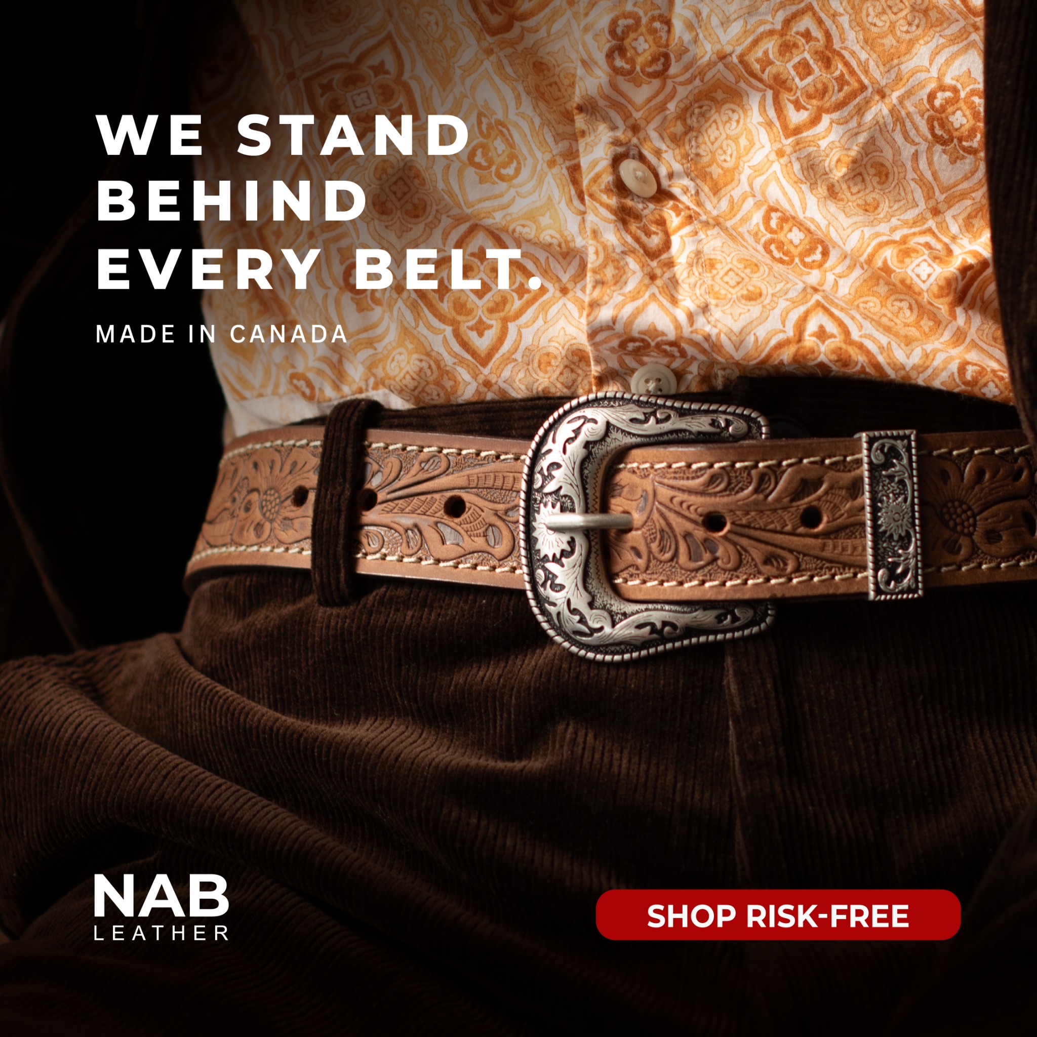 NAB Leather Facebook ad