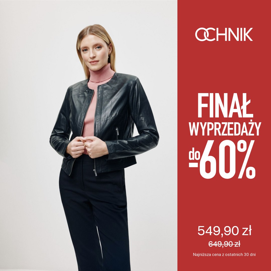 OCHNIK Facebook ad: Twój styl. Twoja kurtka.