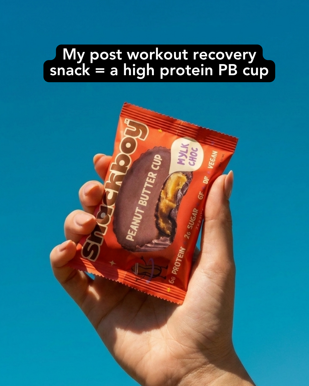 Snackboy Facebook ad: Recovery never looked this good