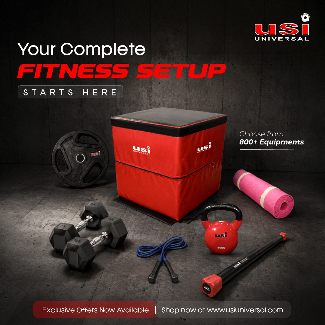 USI Universal Facebook ad: Best Selling Fitness Gear