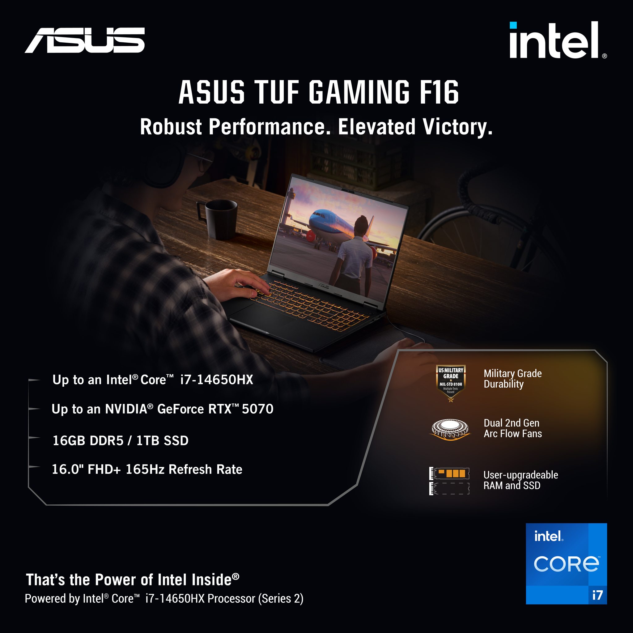 ASUS Facebook ad: The elevated experience of the latest TUF Gaming…