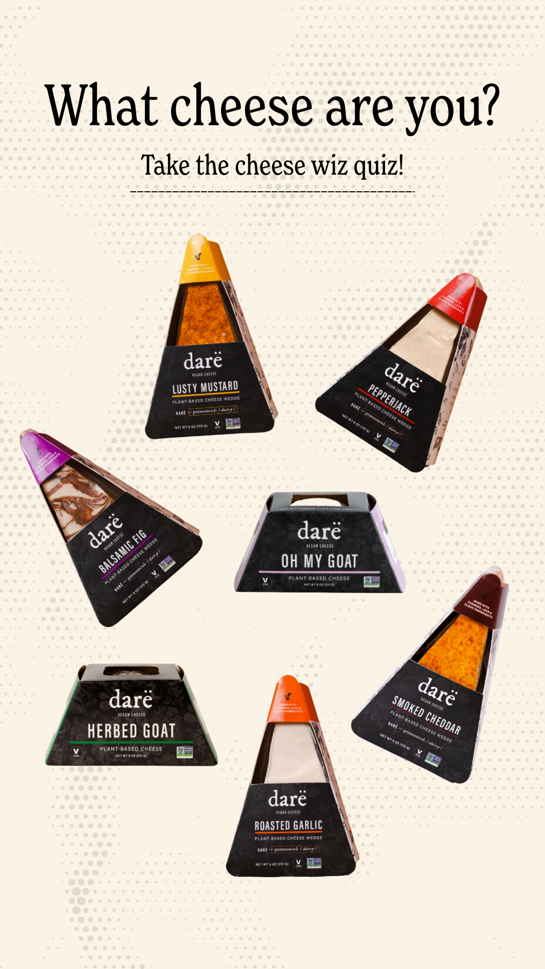 Darë Vegan Cheese Facebook ad
