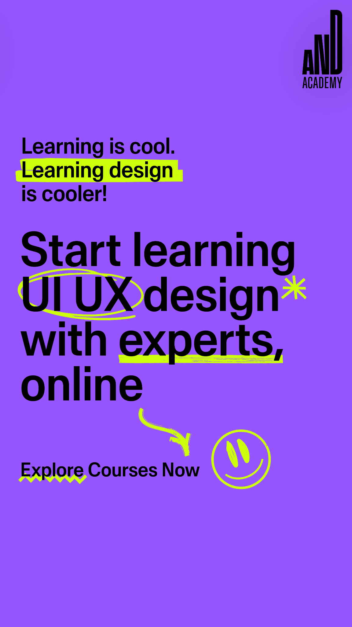 And Academy Facebook ad