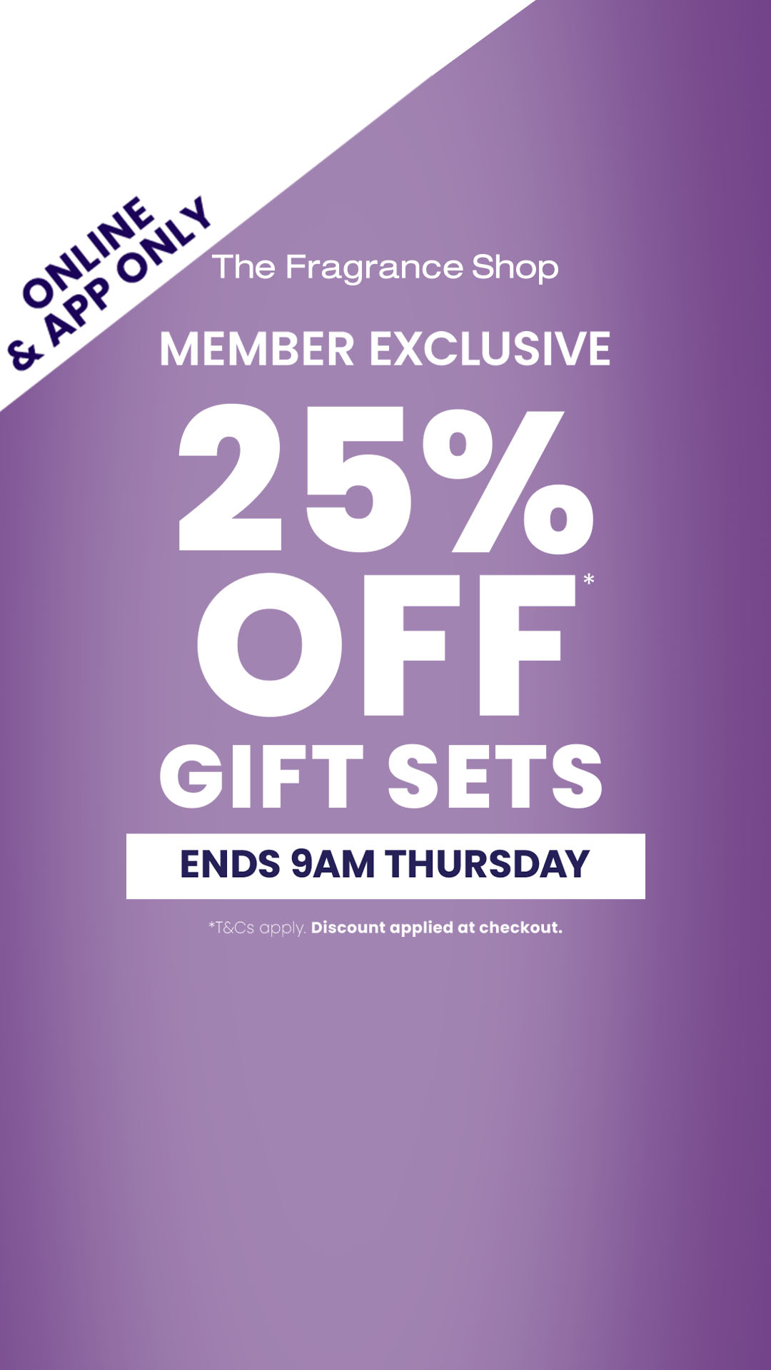 The Fragrance Shop Facebook ad