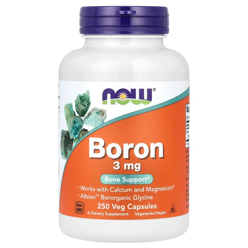 Quality supplements Facebook ad: NOW Boron 3mg 250 kapsula