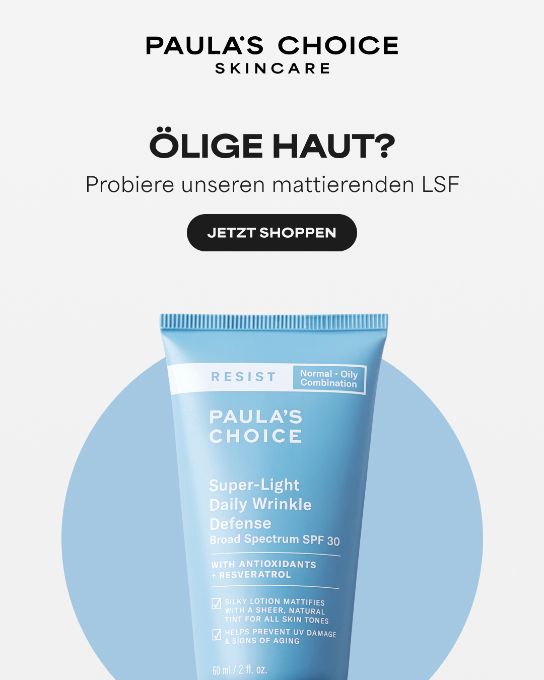 Paula's Choice Facebook ad from Aug 31, 2026