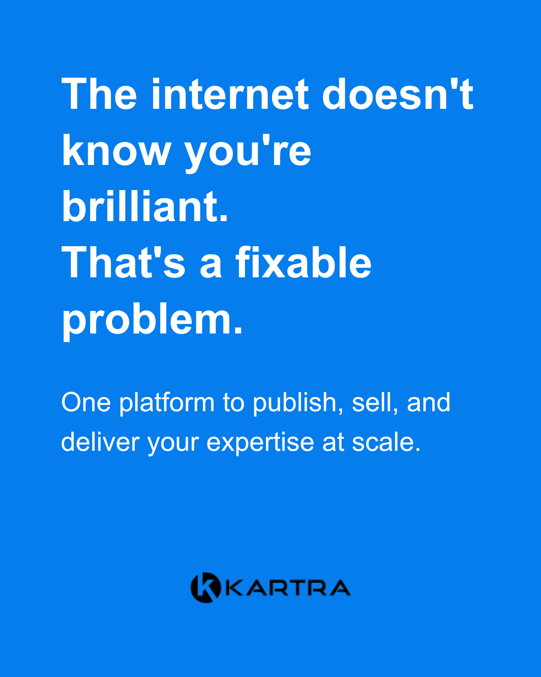 Kartra Facebook ad