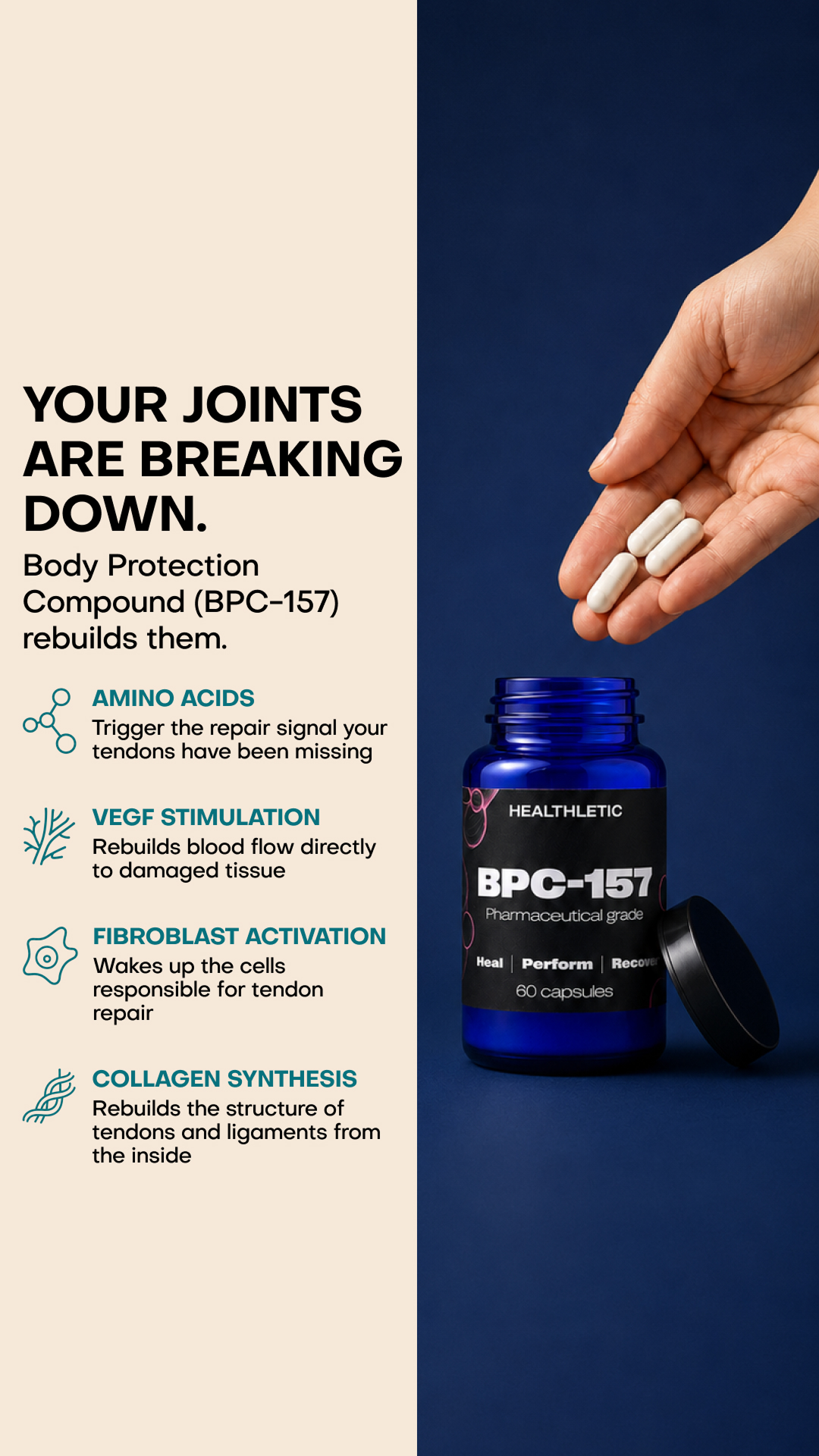 Healthletic US News Facebook ad