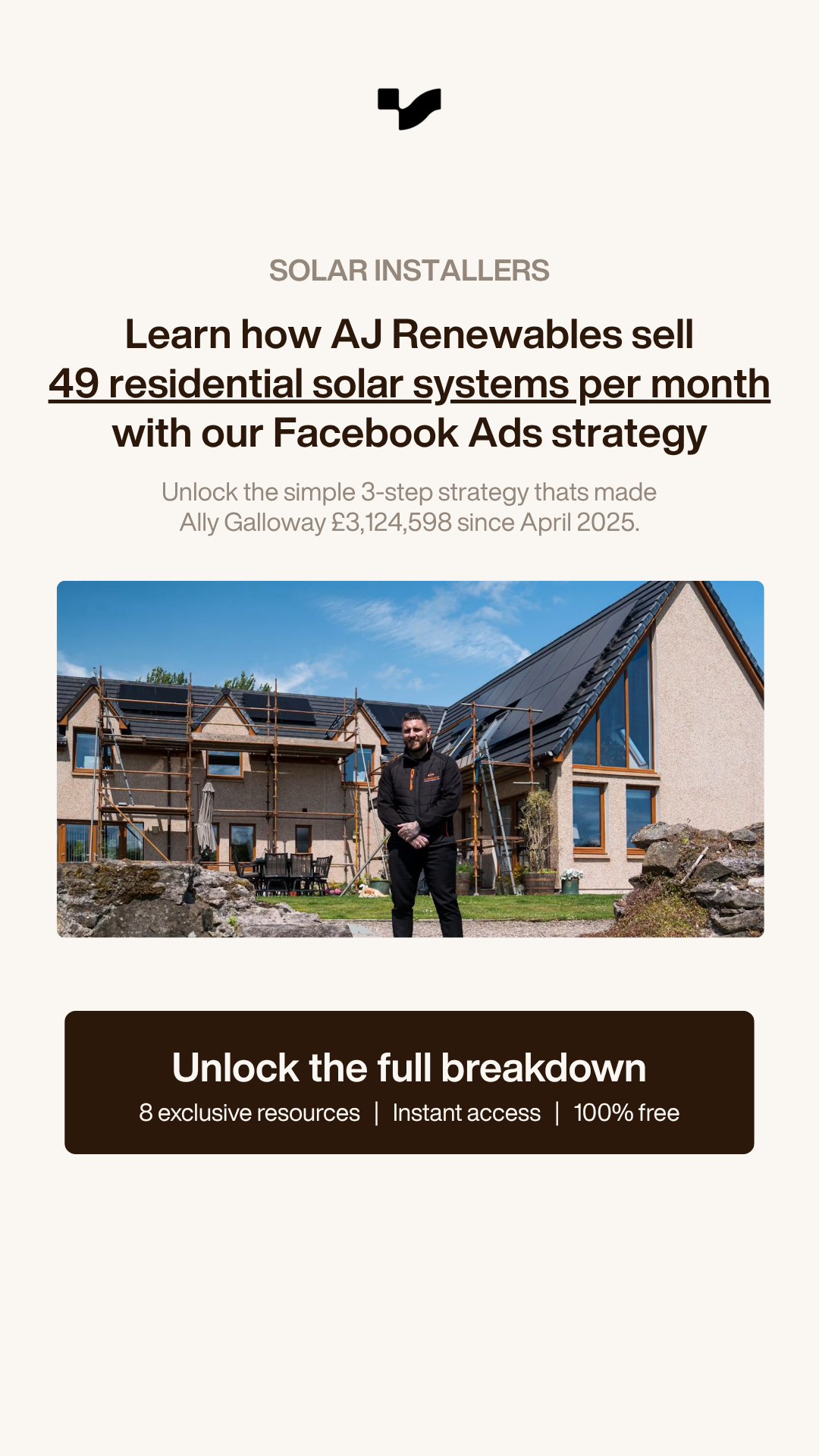 Solar OS Facebook ad