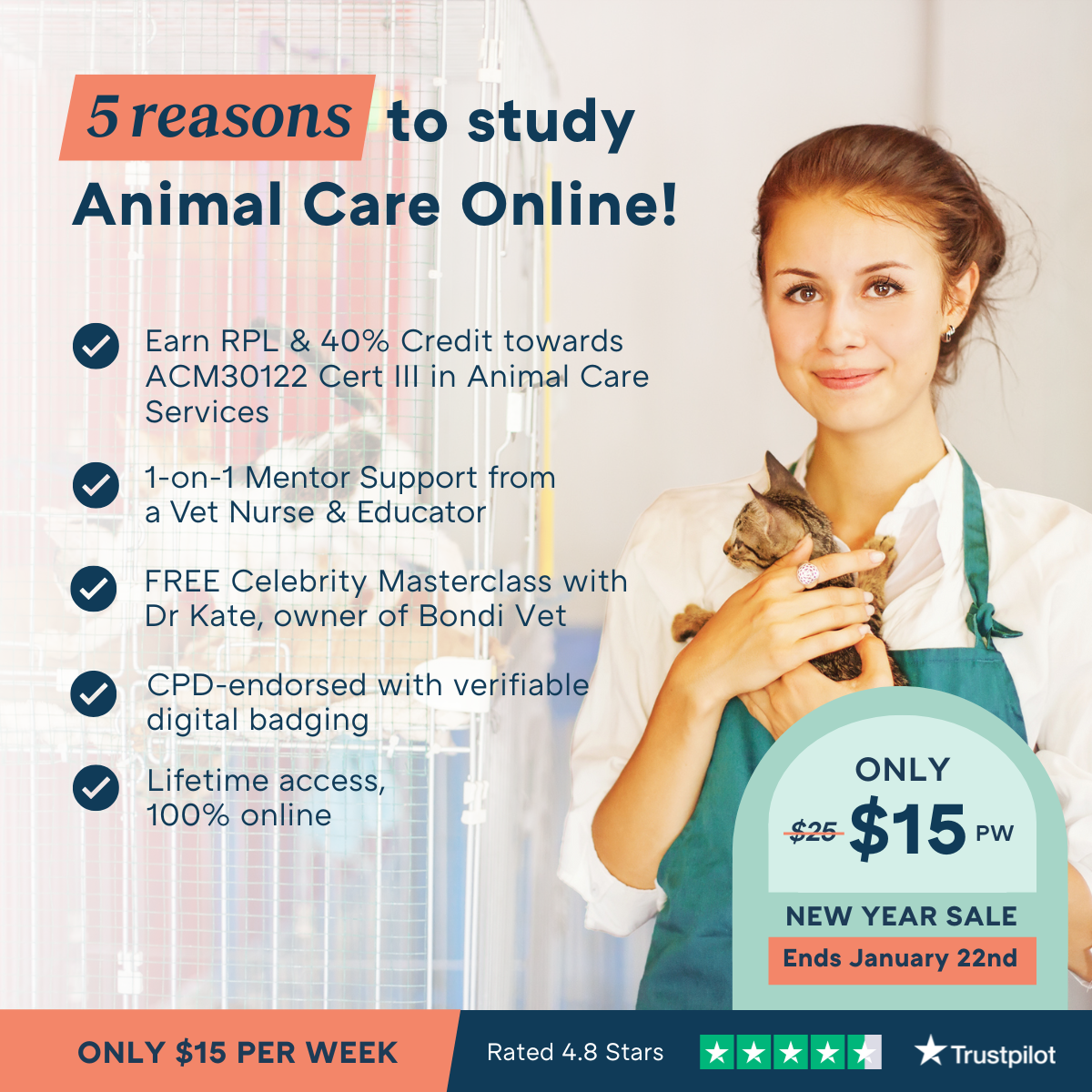 Online Courses Australia Facebook ad