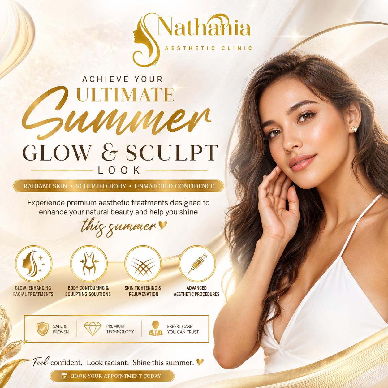 Nathania Aesthetic Clinic Facebook ad