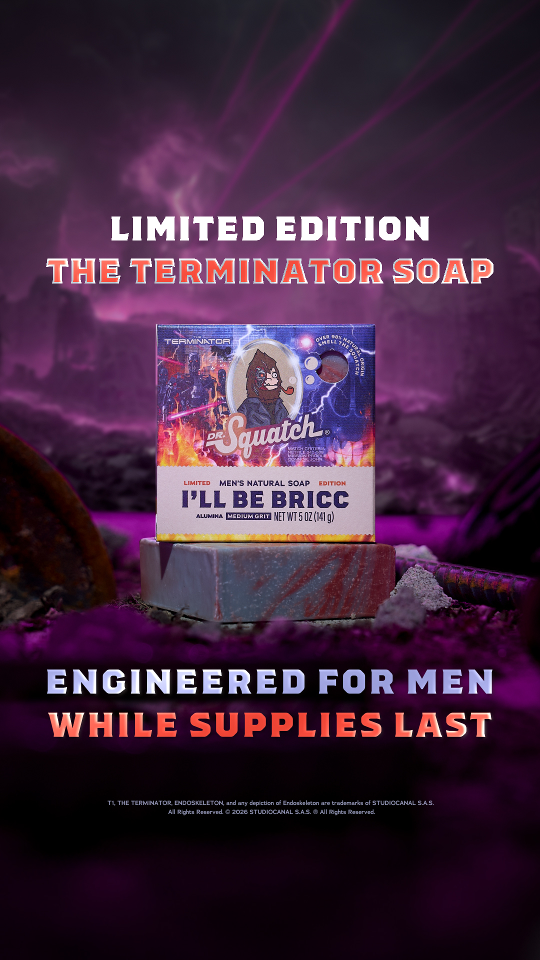 Dr. Squatch Facebook ad