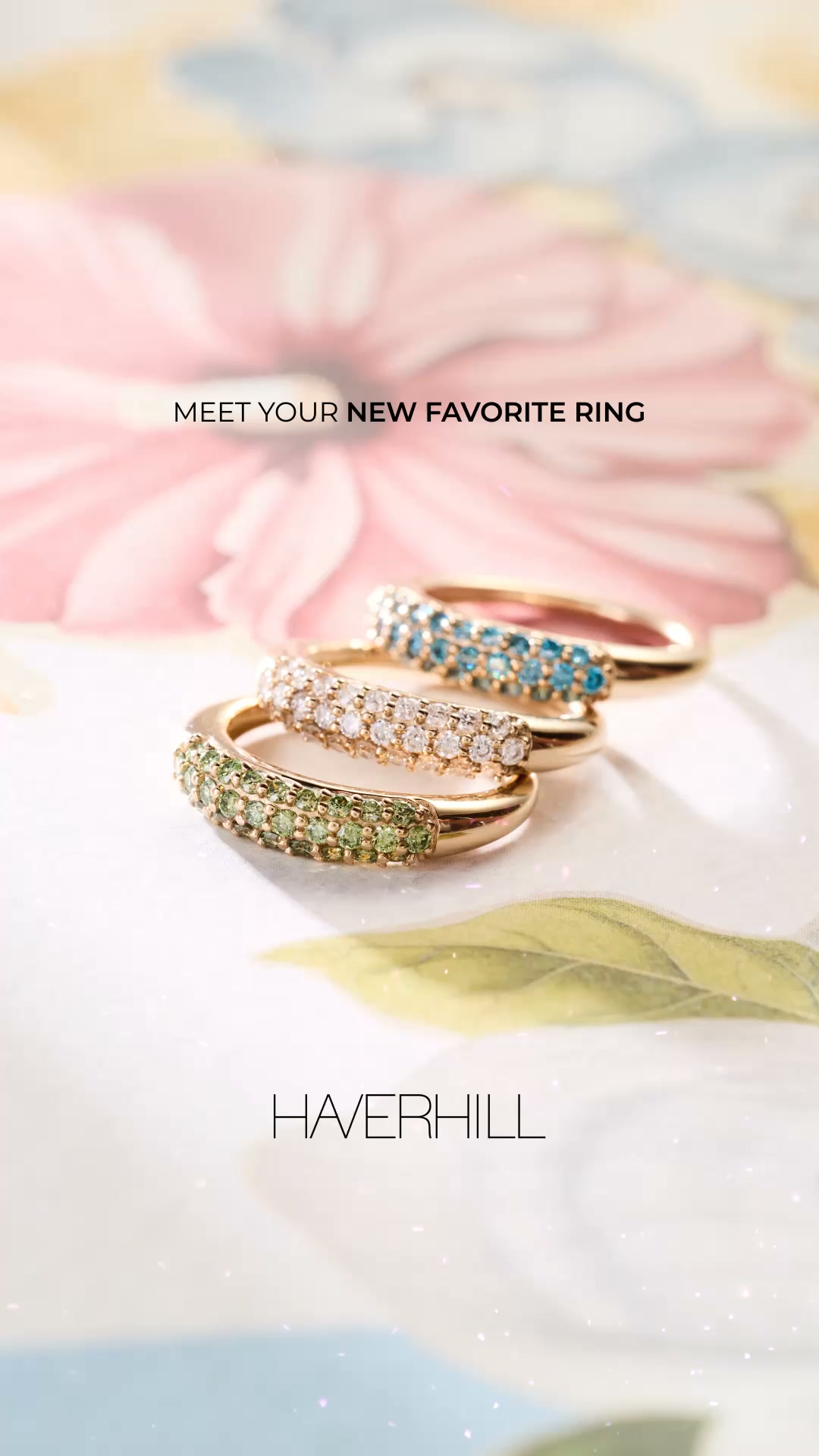 HAVERHILL Collection Facebook ad: 14k Gold Birthstone Jewelry