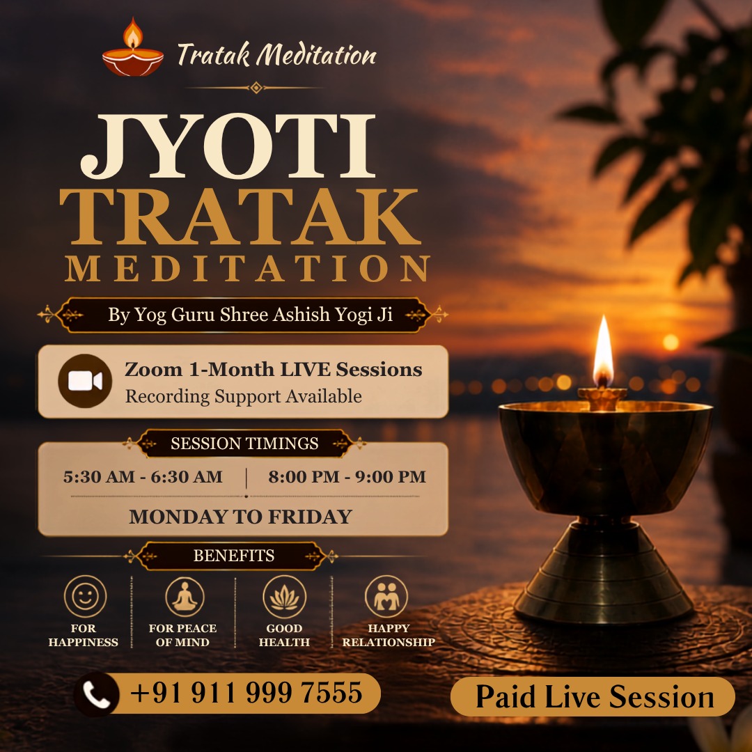 Tratak Meditation by Ashish Yogi Ji Facebook ad