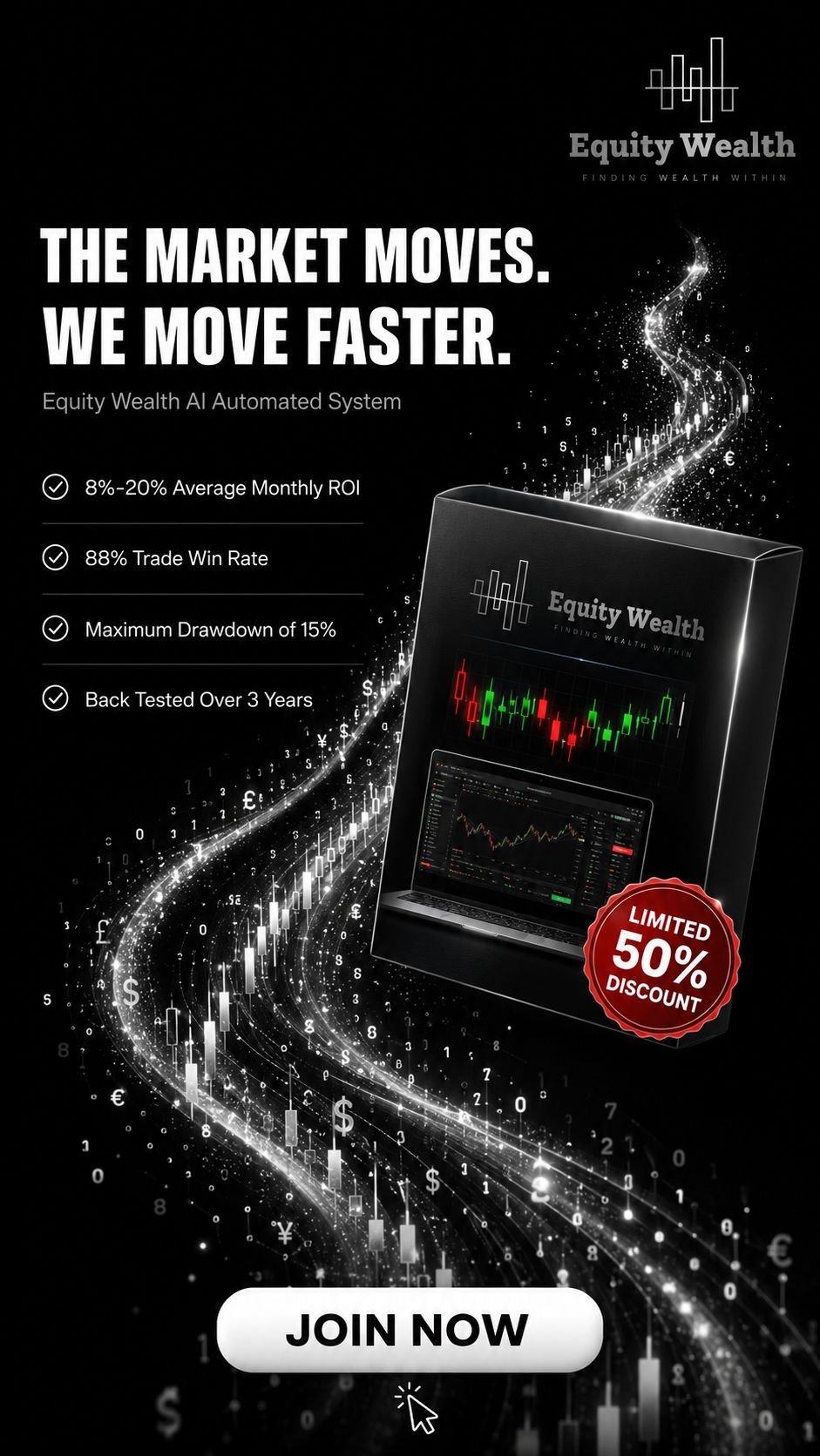 Equity Wealth Facebook ad from Jul 8, 2026
