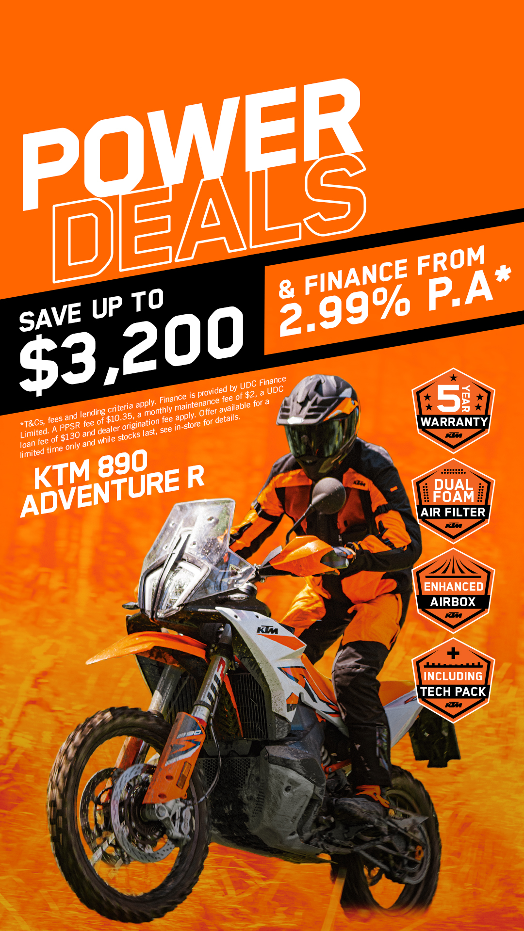 KTM NEW ZEALAND Facebook ad from Mar 22, 2026