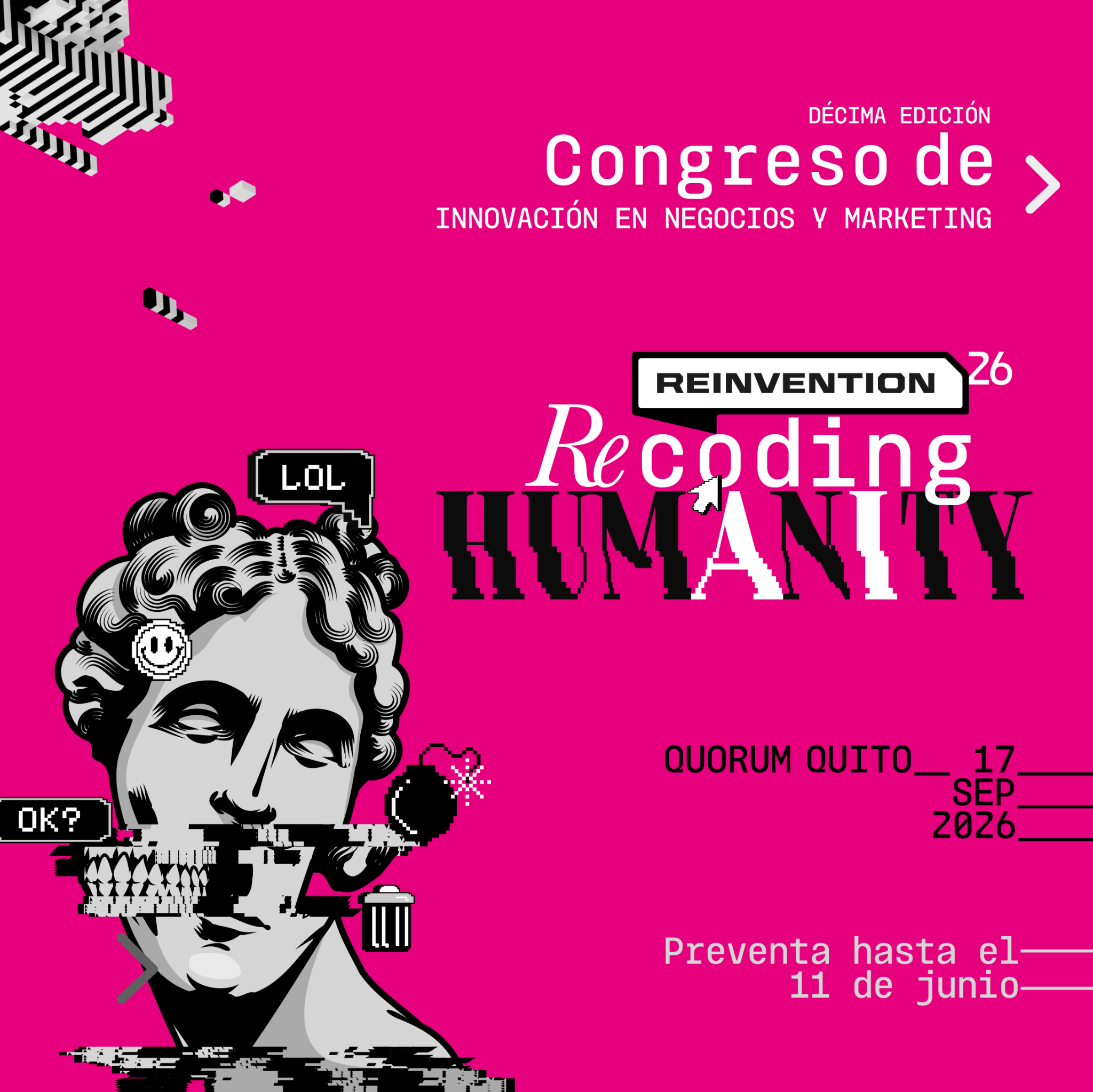 REINVENTION Facebook ad: Neil Patel en Ecuador.